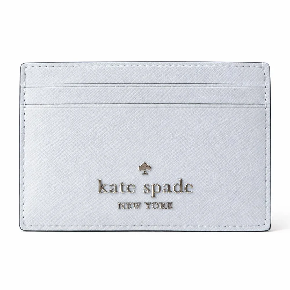 Kate Spade Madison Saffiano Leather Card Case in Watercolor Baby Blue - Picture 2 of 3